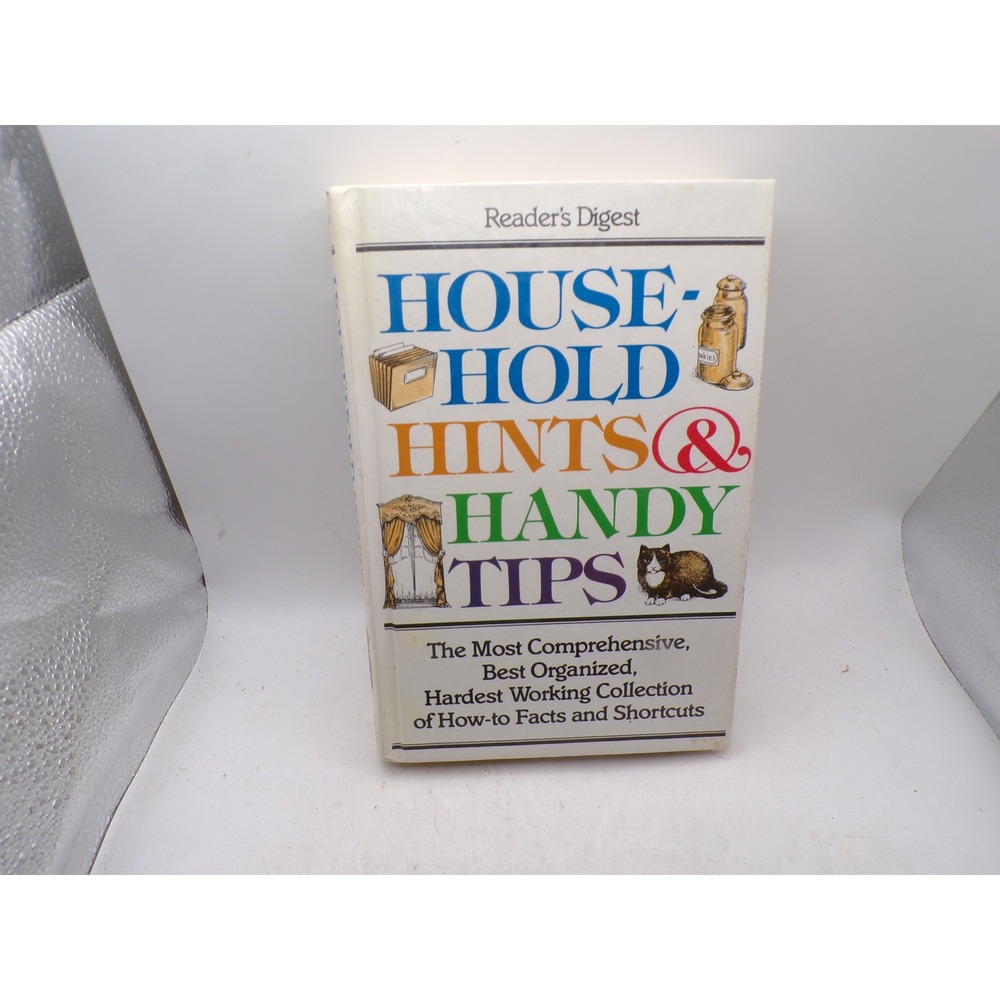 Readers Digest Household Hints and Handy Tips 1988 Hardcover Reference Book